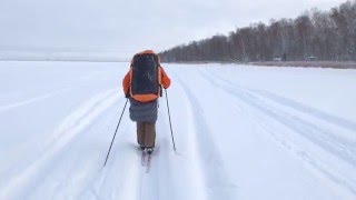 Зимний поход и две ночевки на Иваньковском водохранилище. Январь 2016 г.