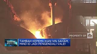 Jadi Pengendali Vale!, MIND ID Tambah Kepemilikan 14% Saham