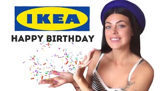 IKEA BIRTHDAY . GRATULERA collection .
