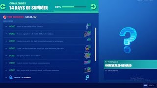 FORTNITE 14 DAYS OF SUMMER DAY 8 CHALLENGE! NEW FREE ITEMS!