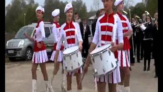 Марш девушек-барабанщиц в с.Сима