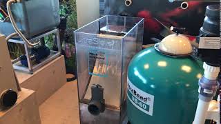 Работа скиммера AquaForte Sieve