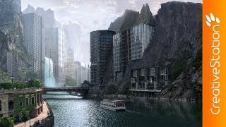 Strange city - Speed art ( #Photoshop CS6 ) | CreativeStation