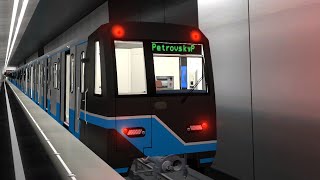 Поездка на 81-760 "Ока" в игре Metro Simulator 2019