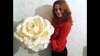 Анонс МК розы из изолона