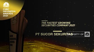 Sucor Sekuritas Raih 'The Fastest Growing Securities Company 2021'