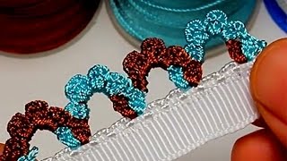 Кружево ойя крючком. Урок № 5: арочки