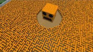 The Giant Minecraft Pumpkin Maze!
