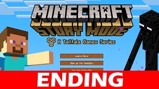 Minecraft Story Mode Episode 1 Walkthrough Part 6 Ending The Order of the Stone Full Telltale