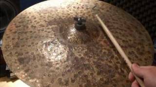 Paiste Dark Energy Dark Dry Ride 21" Mk.I - Cymbal Sound Video #1