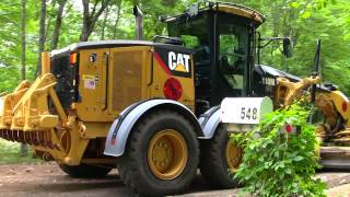 Cat 140M Grading New Road