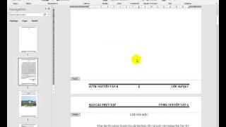 Tạo header và footer nhanh trong word, đánh số trang bắt đầu từ trang tùy chọn.