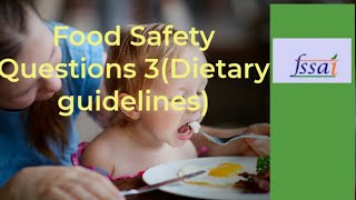 Food inspector Questions for FSSAI EXAM 3