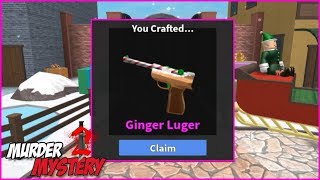 Como Que Consegue a Arma Godly (Ginger Luger) No Murder Mystery 2