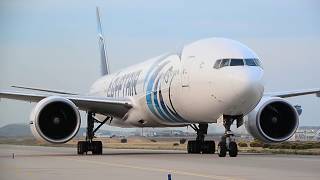 Boeing 777-300ER high power engine run