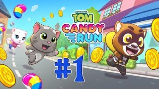 НОВЫЕ Приключения ТОМ БЕГ за КОНФЕТАМИ #1 Конфетный магазин говорящего Тома