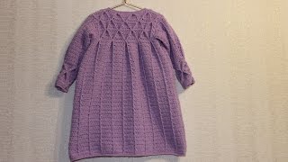 Пальто с буфами на девочку 3-4 года. Часть 2/2 (рукава, буфы, сборка, обвязка).