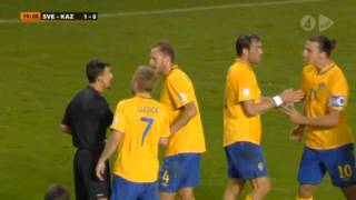 Sweden vs Kazakhstan 2-0 Vm-Kval