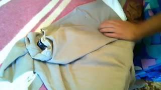 Как аккуратно ЗАШИТЬ ДЫРКУ (ДЫРУ) на одежде из трикотажа (футболке и др.) Sew up the tear HANDE-MADE