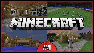 Python Plays Minecraft || Improved Bridge! Iron Heaven! First House! || Minecraft Survival PC [#4]