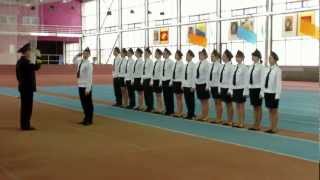 Смотр строя и песни. Марш победителям.