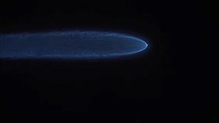 Atlas V rocket launch creates unique trail in sky