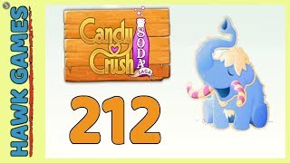 Candy Crush Soda Saga Level 212 (Frosting mode) - 3 Stars Walkthrough, No Boosters