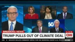 Anderson Cooper Trump Pulls out of Climate Deal CNN Panel discussion