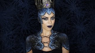 Firefly Queen Body Painting Tutorial (Nelly Recchia Inspired)