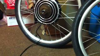 EBIKE 36v - Tidalforce S-750 Gets a flat tire and a new motor