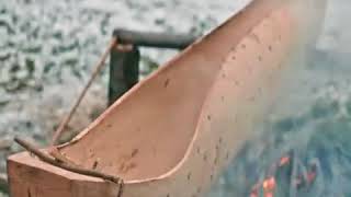 DIY & Crafts   How It's Made Dugout Canoe Credit  Northmen