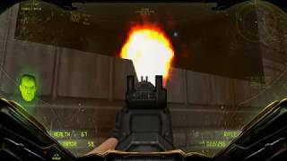 Brutal Pack v9 E1M1 (Doom 3 Style) |(U.D.Visor Truly Brutal difficulty)