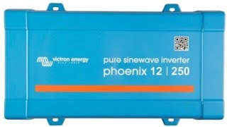 Victron Phoenix 12v 250va pure sine wave inverter test on 18650 3s pack