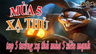 Liên Quân Top 5 Tướng Xạ Thủ Mùa 5 Leo Rank Siêu Mạnh Liên Quân Mobile