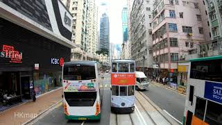 2019-Jan-18【4K 香港電車遊 Hong Kong Tram Ride】 東行 Eastbound : 堅尼地城 Kennedy Town ➜ 跑馬地 Happy Valley