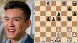 МОЩНАЯ АТАКА Нодирбека Абдусатторова! FIDE Grand Swiss 2023 | Шахматы