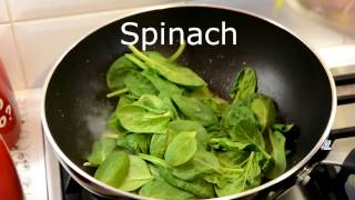 Spinach and potato cream soup. Perfect green soup for St. Patrick's lunch