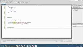C# Programming: Instance Variables, Properties, Methods, and Constructors