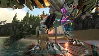 [ARK バルケロ 新マップ]アベレーションエリアを探索します&スピノかカニをテイムします
