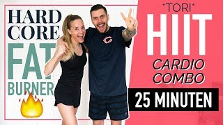 Fettverbrennung ankurbeln ? EXTREM ? – intensives Cardio HIIT Workout für zu Hause | *TORI*