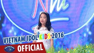VIETNAM IDOL KIDS - THẦN TƯỢNG ÂM NHẠC NHÍ 2016 - TẬP 3 - NGỰA Ô THƯƠNG NHỚ - DIỆP NHI
