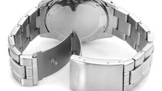 Fossil CH2600 Stainless Steel Chronograph Black Dial Watch