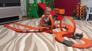 Трек HotWHEELS 915СМ/30FT - обзор, сборка, эксплуатация...