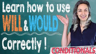 'will' & 'would' | Future simple tense, Reported speech, Conditionals | English Grammar Lesson