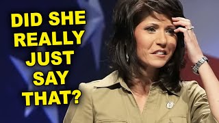 Kristi Noem Goes On Live TV Attempting To Get More Support