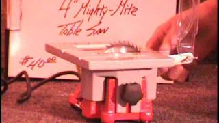 #4284 4in Mini Table Saw $19
