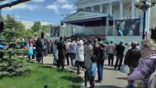 хор на площади 400 лет Тюмени