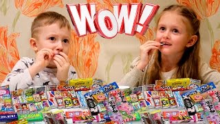 Жвачка Челлендж ┃угадываем вкус жвачек