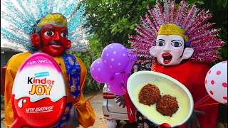 ONDEL ONDEL kasih KINDER JOY buat ONTY TERSAYANG!! - KEPOMPONG BALON - ONDEL ONDEL