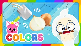 색깔놀이 | 얼음깨기 | Learn Colors | 영어로 색깔을 배워요 | 어린이 영어공부 | Colorful vegetables | 호기! 핑크퐁 - 놀면서 배워요